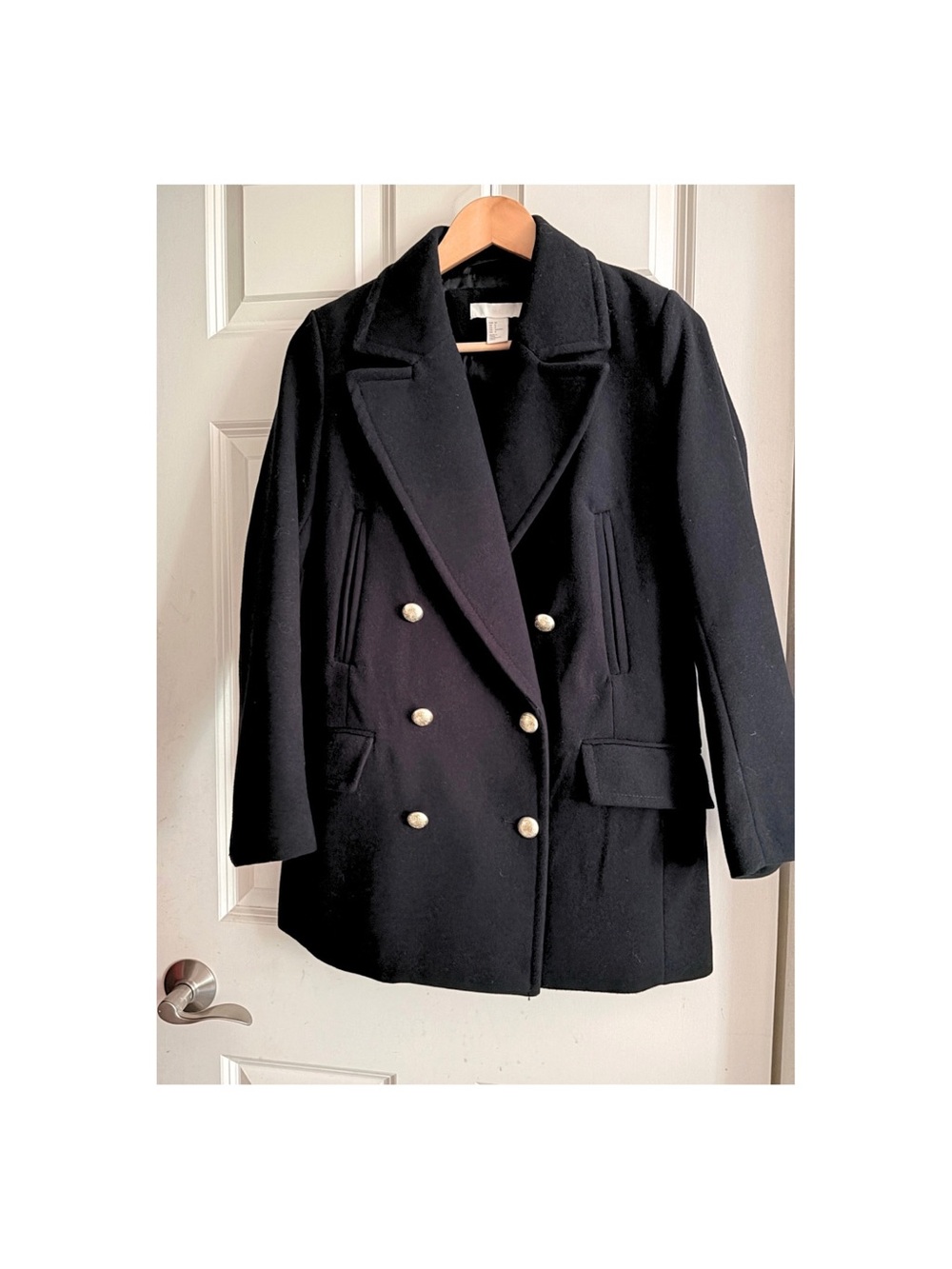 Wool-Free Warm Peacoat